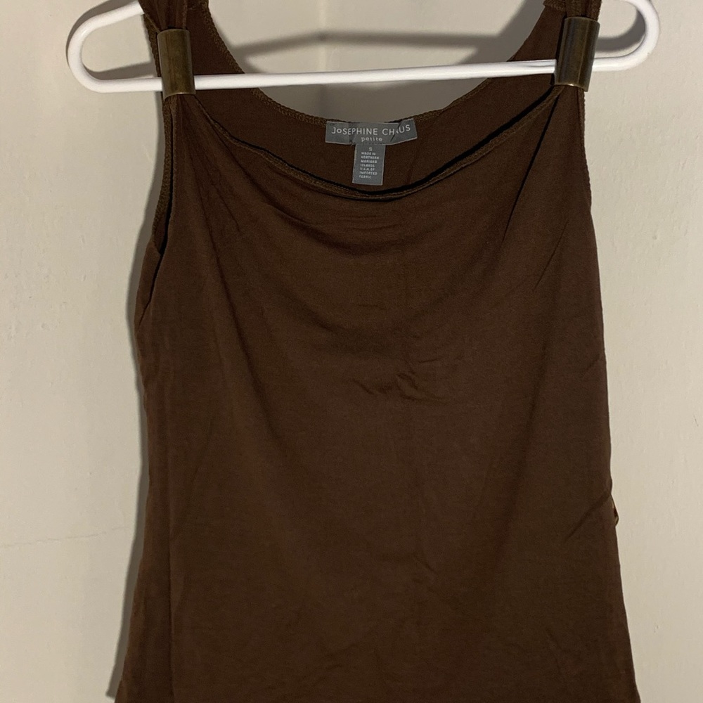 Brown tank top